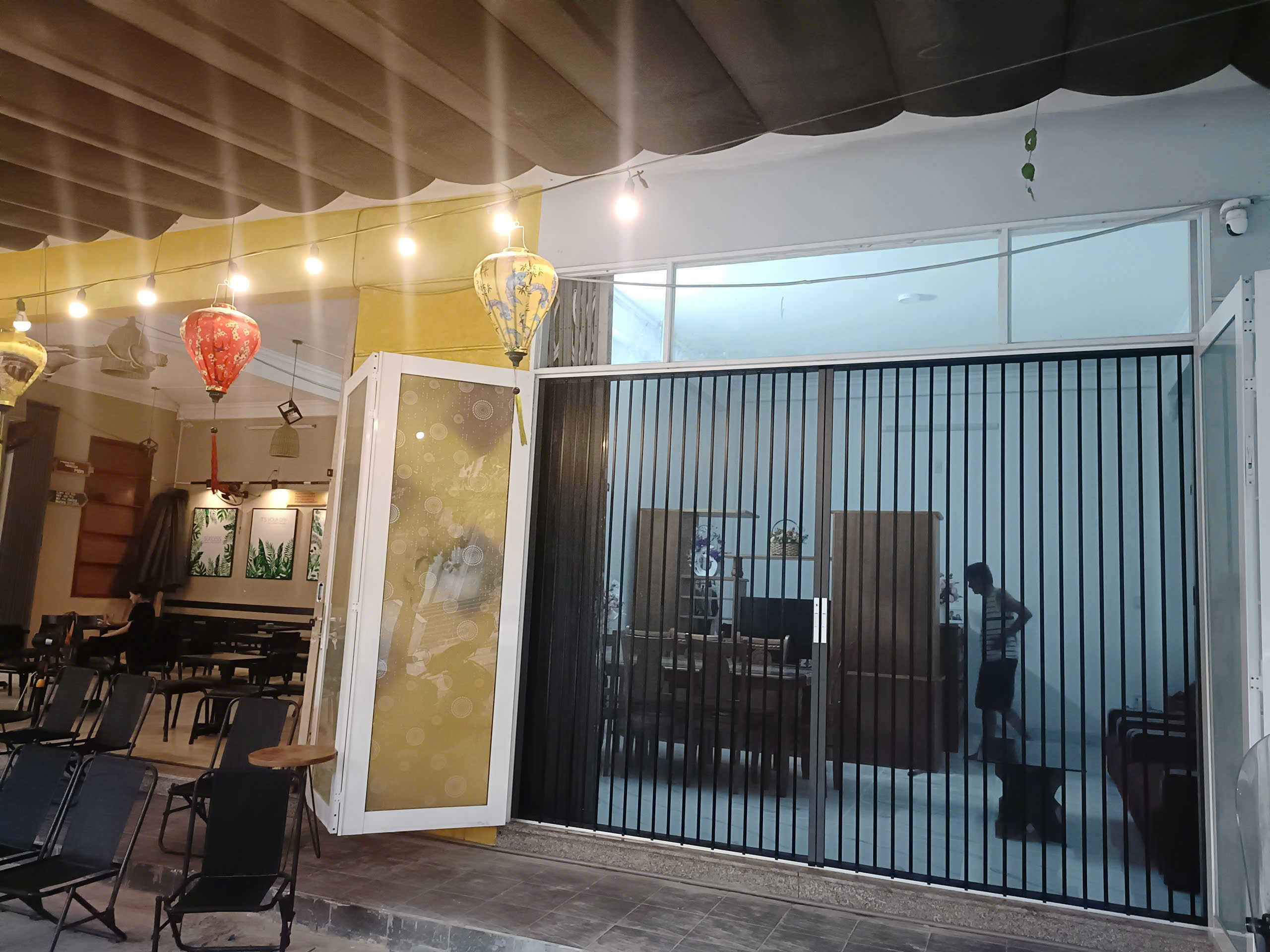 Cửa Lưới Chống Muỗi Chống Trộm Xếp Lá Nhôm Cao Cấp - Mẫu 05