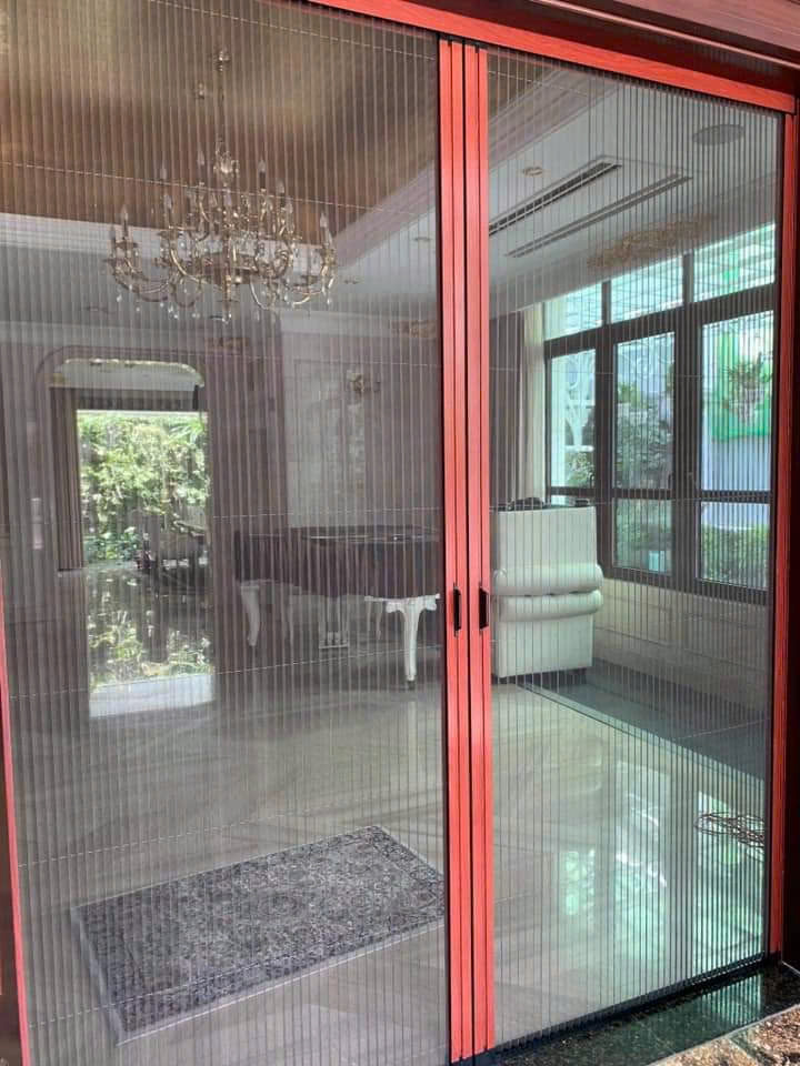 Cửa Lưới Chống Muỗi Dạng Xếp Không Ray (Xếp Xích) - Mẫu 01