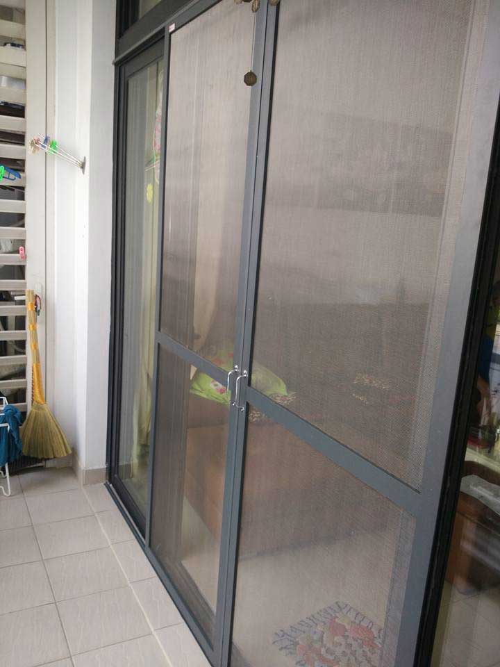 Cửa Lưới Chống Muỗi Mở Lùa Inox 304 - Mẫu 02