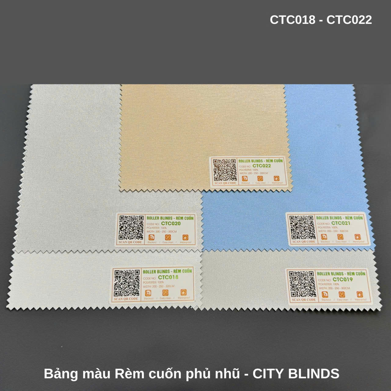Rèm Cuốn Chống Nắng Cản Nhiệt Cao Cấp - Mẫu 03
