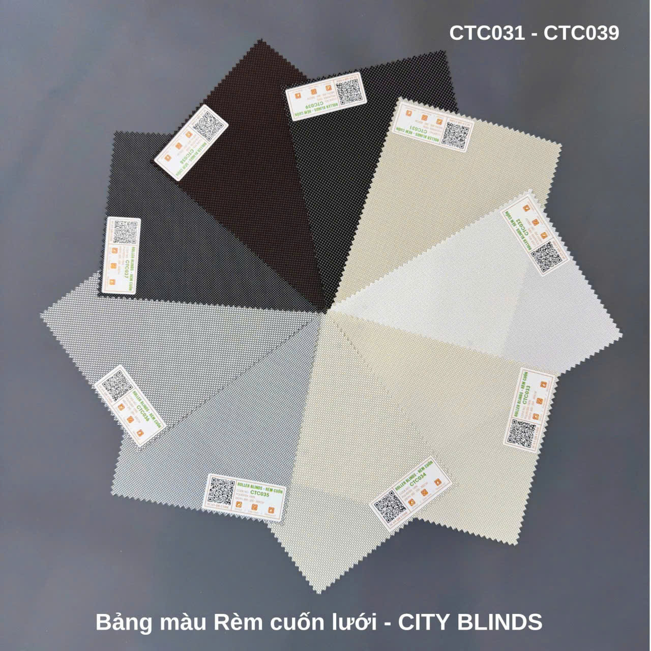 Rèm Cuốn Chống Nắng Cản Nhiệt Cao Cấp - Mẫu 04