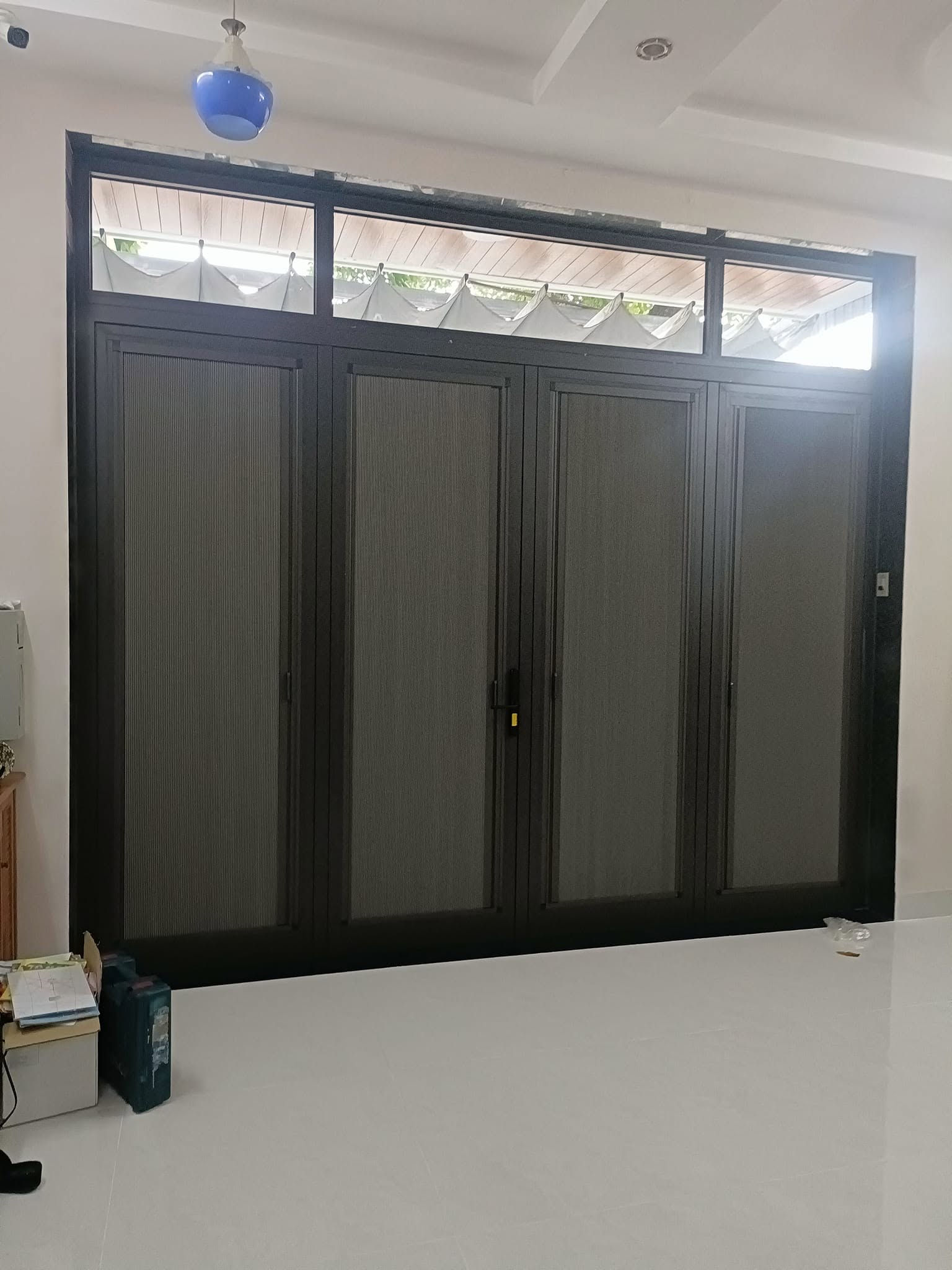 Rèm Tổ Ong Trên Kính & Vách Ngăn Điều Hòa (Rèm Tổ Ong Trên Kính Cửa Đi) - Mẫu 03