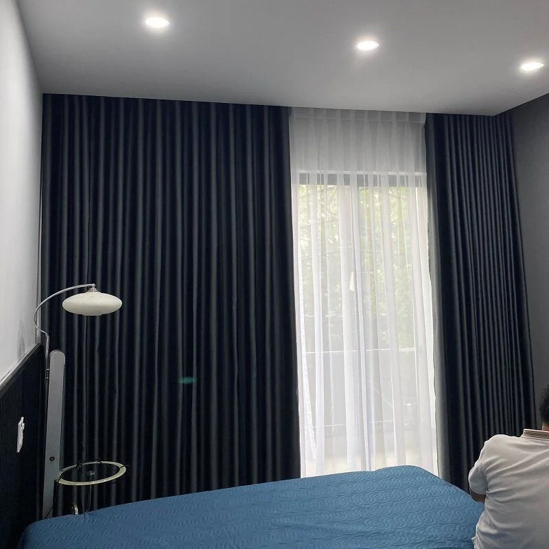 Rèm Vải 2 Lớp Cao Cấp Sang Trọng - Mẫu 03 - Hình thực tế 2