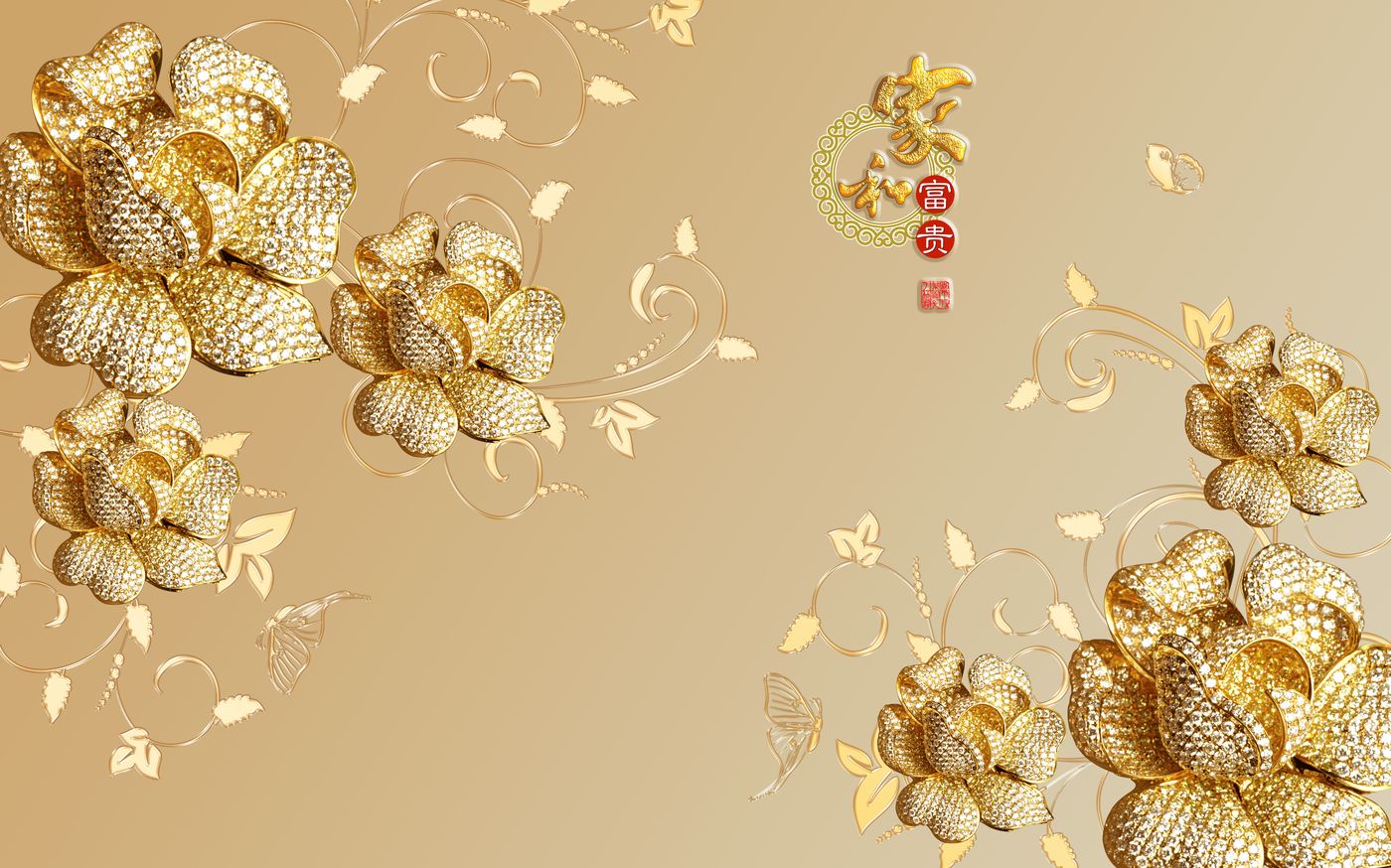 Tranh Dán Tường 3D Điêu Khắc Phù Điêu - Mẫu 003TDK